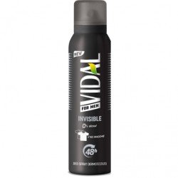 VIDAL DEOSPRAY 150 ML MEN INVISIBLE VIDAL DEOSPRAY 150 ML MEN INVISIBLE
