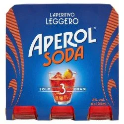 APEROL SODA CONFEZIONE DA 6 ML 125
