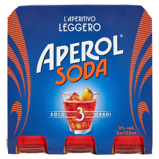 APEROL SODA CONFEZIONE DA 6 ML 125         