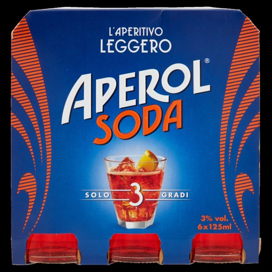 APEROL SODA CONFEZIONE DA 6 ML 125         