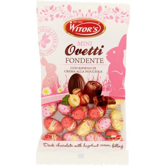 WITOR'S OVETTI CIOCCOLATO FONDENTE 125 GR