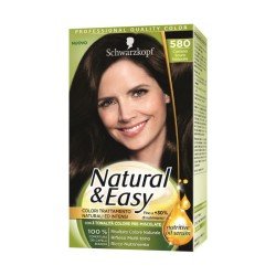 NATURAL E EASY COLOR 580 CASTANO SCURO NATURALE NATURAL E EASY COLOR 580 CASTANO SCURO NATURALE