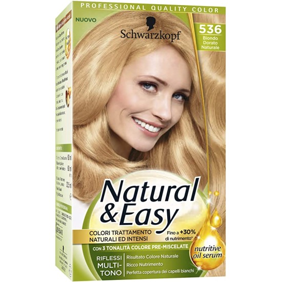 NATURAL E EASY COLOR 536 BIONDO DORATO NATURALE