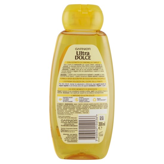 ULTRA DOLCE SHAMPOO CAMOMILLA E MIELE  300 ML