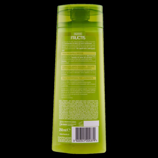 FRUCTIS SHAMPOO 250ML SECCHI 2IN1