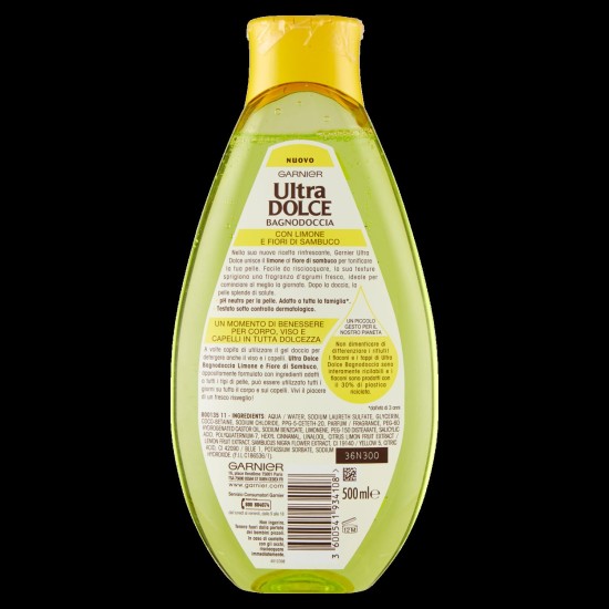 U.DOLCE BAGNO 500ML LIM/SAMBUC