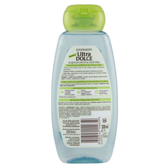 ULTRA DOLCE SHAMPOO  ACQUA COCCO 300 ML