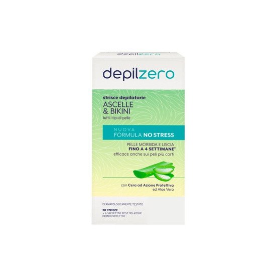 DEPILZERO STRISCE ASCELLE BIKINI 20 PEZZI