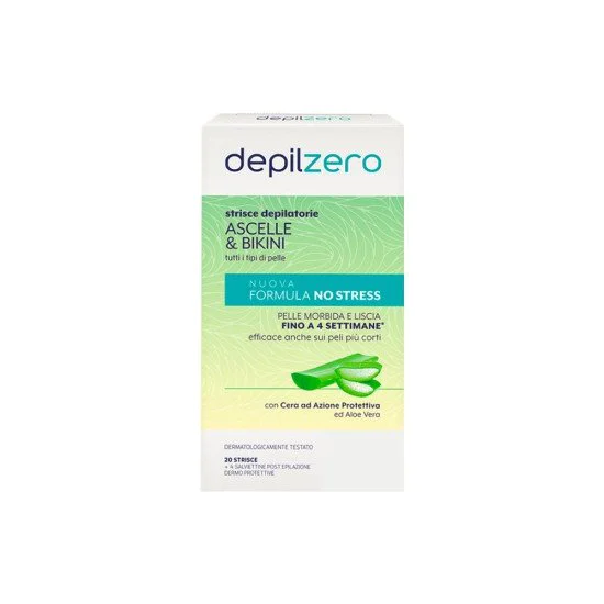 DEPILZERO STRISCE ASC/BIK.20PZ