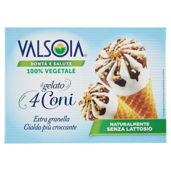 VALSOIA GELATO 4 CONI 