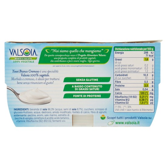 VALSOIA YOSOI BIANCO CREMOSO 2X125 g