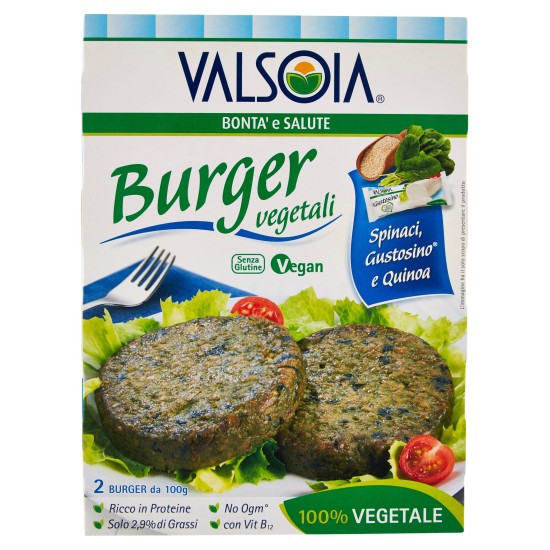 VALSOIA BURGER VEG.SPIN.