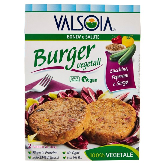 VALSOIA BURGER VEG.ZU/PE.G.200