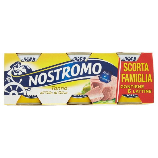 NOSTROMO TONNO OLIO D'OLIVA CONFEZIONE DA 6 PER 70 GR   