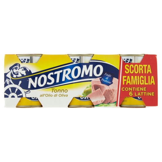 NOSTROMO TONNO OLIO D'OLIVA CONFEZIONE DA 6 PER 70 GR   