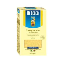 DE CECCO LASAGNE UOVO GR 500 DE CECCO LASAGNE UOVO GR 500