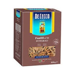DE CECCO FUSILLI INTEGRALI GR 500 DE CECCO FUSILLI INTEGRALI GR 500