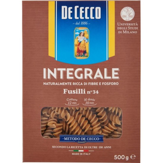 DE CECCO FUSILLI INTEGRALI GR 500 