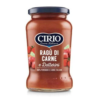 CIRIO RAGU CARNE/DATTERINO 350 CIRIO RAGU CARNE/DATTERINO 350