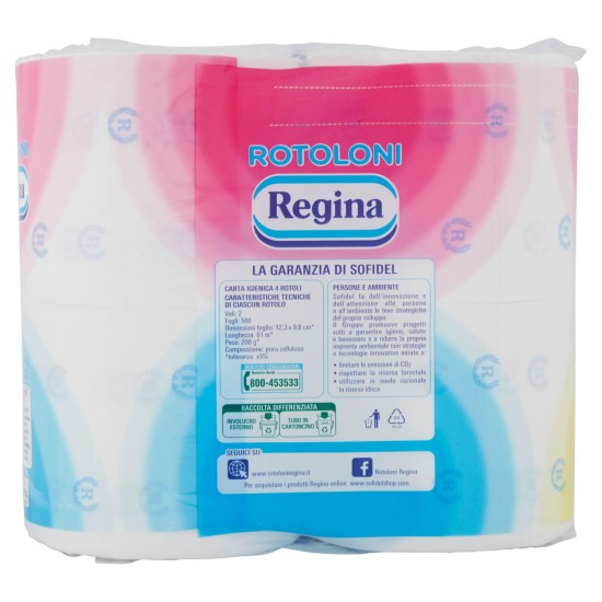 REGINA CARTA IGIENICA 4 ROTOLONI