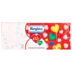 REGINA DI CUORI FAZZOLETT 10PZ REGINA DI CUORI FAZZOLETT 10PZ