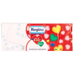 REGINA DI CUORI FAZZOLETT 10PZ