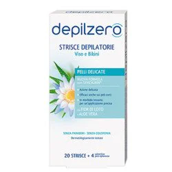 DEPILZERO STRISCE VISO 20PZ
