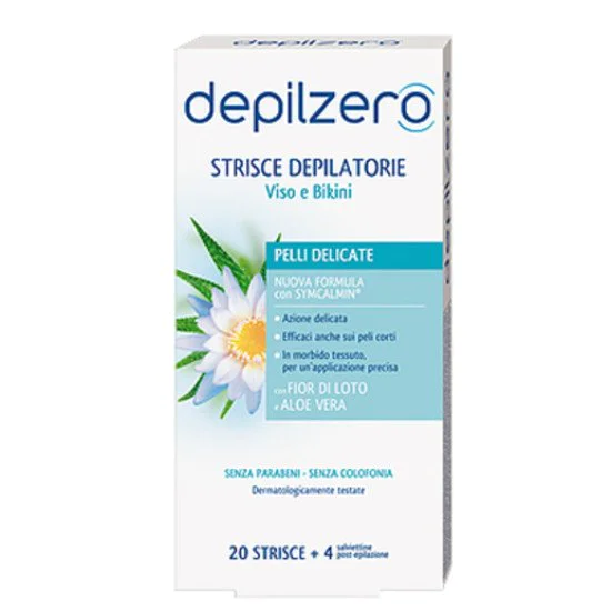 DEPILZERO STRISCE VISO 20PZ