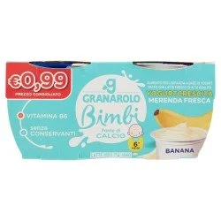 GRANAROLO YOGURT BABY BANANA GR 100 PER 2 GRANAROLO YOGURT BABY BANANA GR 100 PER 2