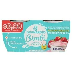 GRANAROLO YOGURT BABY FRAGOLA GR 100 PER 2 GRANAROLO YOGURT BABY FRAGOLA GR 100 PER 2
