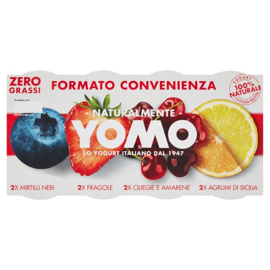 YOMO YOGURT MAGRO GR 125 CONFEZIONE DA 8    