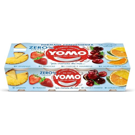 YOMO YOGURT MAGRO GR 125 CONFEZIONE DA 8 YOMO YOGURT MAGRO GR 125 CONFEZIONE DA 8