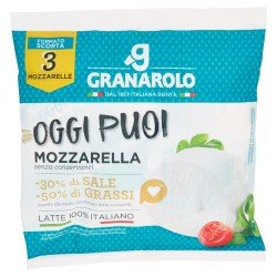 GRANAROLO MOZZARELLA OGGI PUOI 100 GR CONFEZIONE DA 3 GRANAROLO MOZZARELLA OGGI PUOI 100 GR CONFEZIONE DA 3