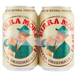 MORETTI BIRRA LATTINA 2 DA 33 CL