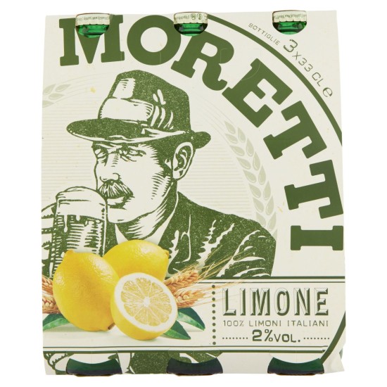 MORETTI RADLER CL 33 CONFEZZIONE DA 3 LIMONE