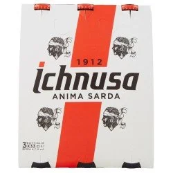 ICHNUSA BIRRA 3 BOTTIGLIE DA 33 CL ICHNUSA BIRRA 3 BOTTIGLIE DA 33 CL