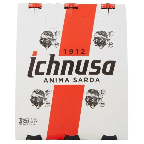 ICHNUSA BIRRA 3 BOTTIGLIE DA 33 CL