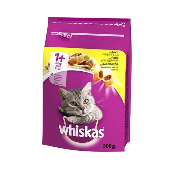 WHISKAS CROCCANT.300GR POLLO  