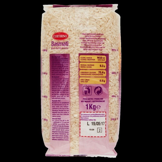 CURTIRISO BASMATI KG 1 BUSTA  