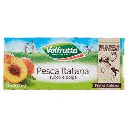VALFRUTTA SUCCO PESCA ML.200X6 VALFRUTTA SUCCO PESCA ML.200X6