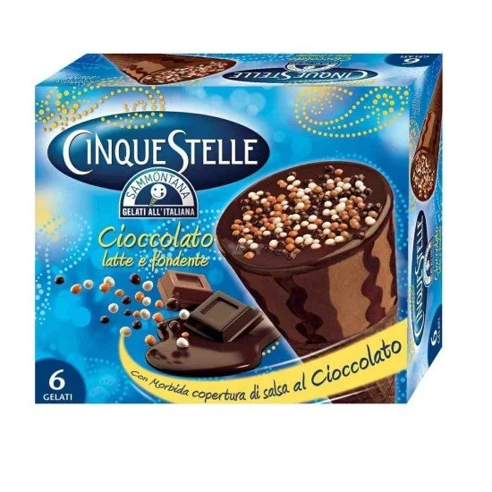 SAMMOMTANA CONO 5 STELLE CIOCCOLATO DI MODICA