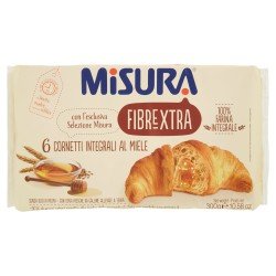 MISURA CORNETTI INTEGRALI MIELE CONFEZIONE DA 6 R MISURA CORNETTI INTEGRALI MIELE CONFEZIONE DA 6 R