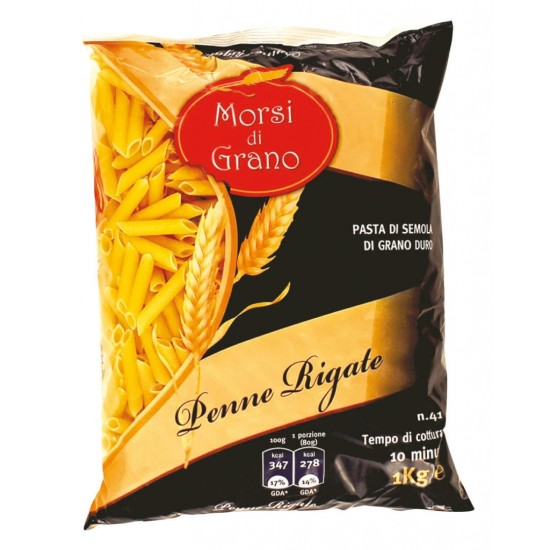 MORSI DI GRANO PENNE RIGATE 