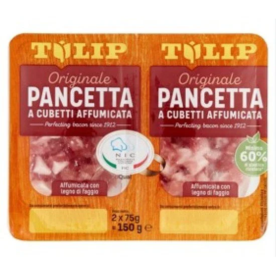 TULIP PANCETTA AFFUMICATA CELEBRITY GR 80 PER 2 TULIP PANCETTA AFFUMICATA CELEBRITY GR 80 PER 2