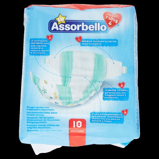 ASSORBELLO PANNOLINI MAXI 7/18