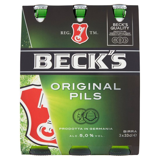 BECK'S BIRRA 3 BOTTIGLIE DA 33 CL