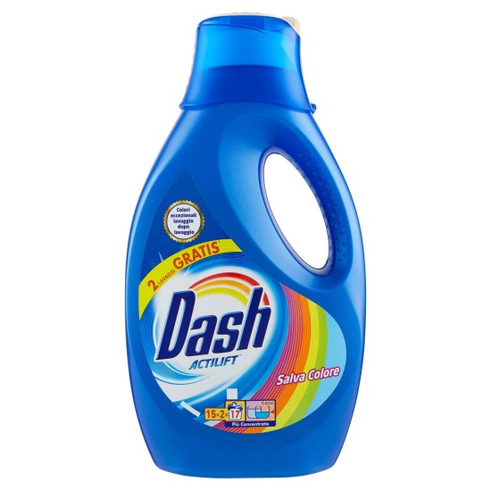 DASH LIQUIDO LAVATRICE COLOR 17 PIU' 2