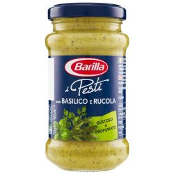 BARILLA PESTO BASILICO E RUCOLA GR 190 BARILLA PESTO BASILICO E RUCOLA GR 190