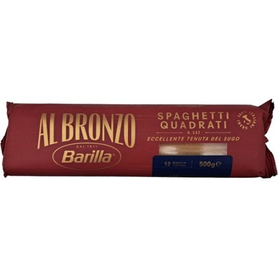 BARILLA BRONZO SPAGH.QUADR.500