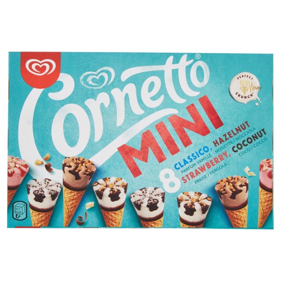 ALGIDA CORNETTO MINIMIX FRUTTA 8Pz